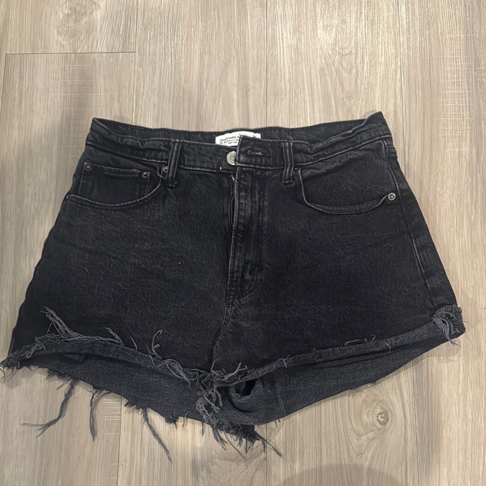 Black, Abercrombie & Fitch, size 30, Curve Love
